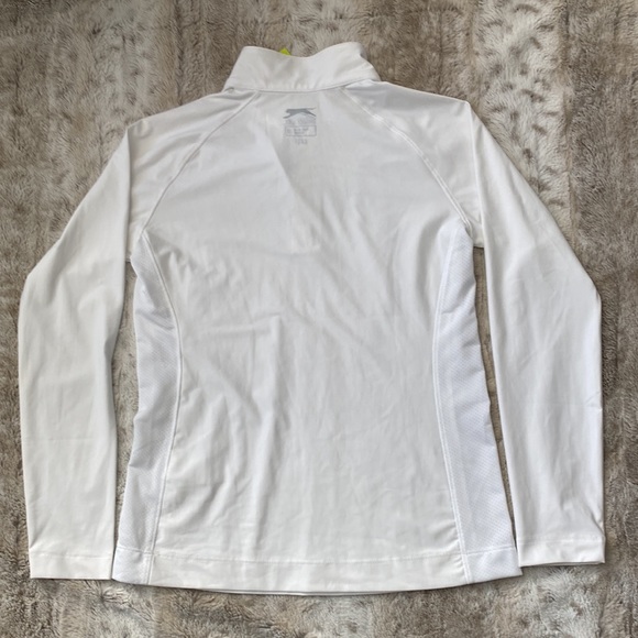 NWT Slazenger Girl’s Golf Quarter Zip-up, Size M - Picture 9 of 9